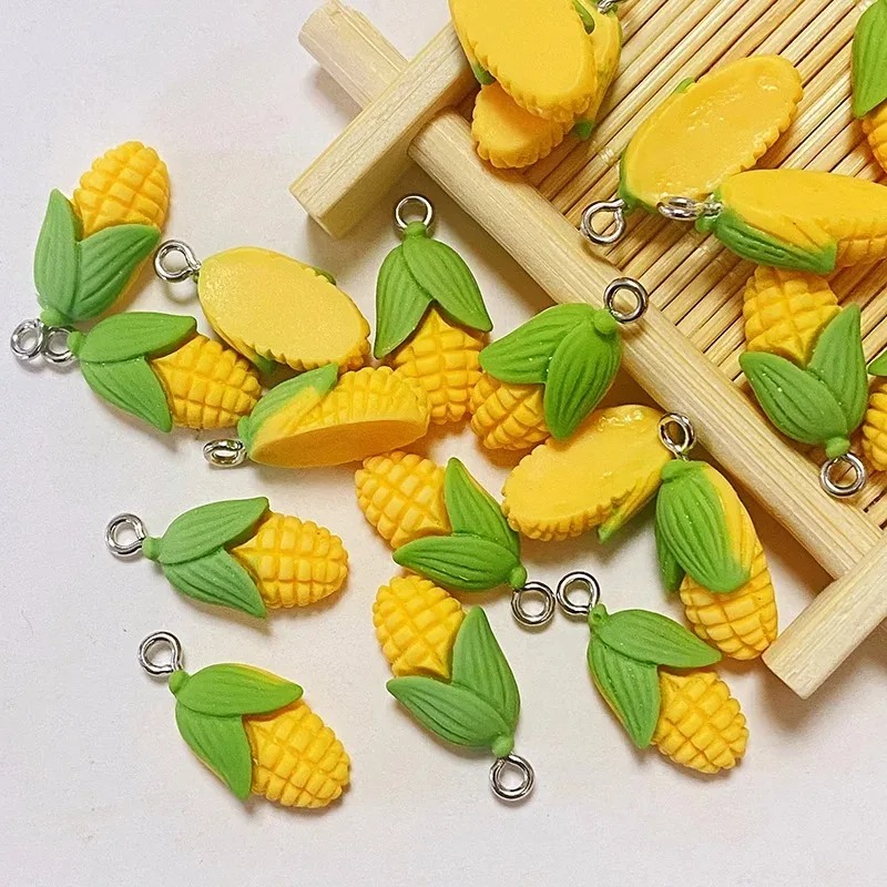 Resin Craft Supplies - 20 adet komik Mini mısır sebze