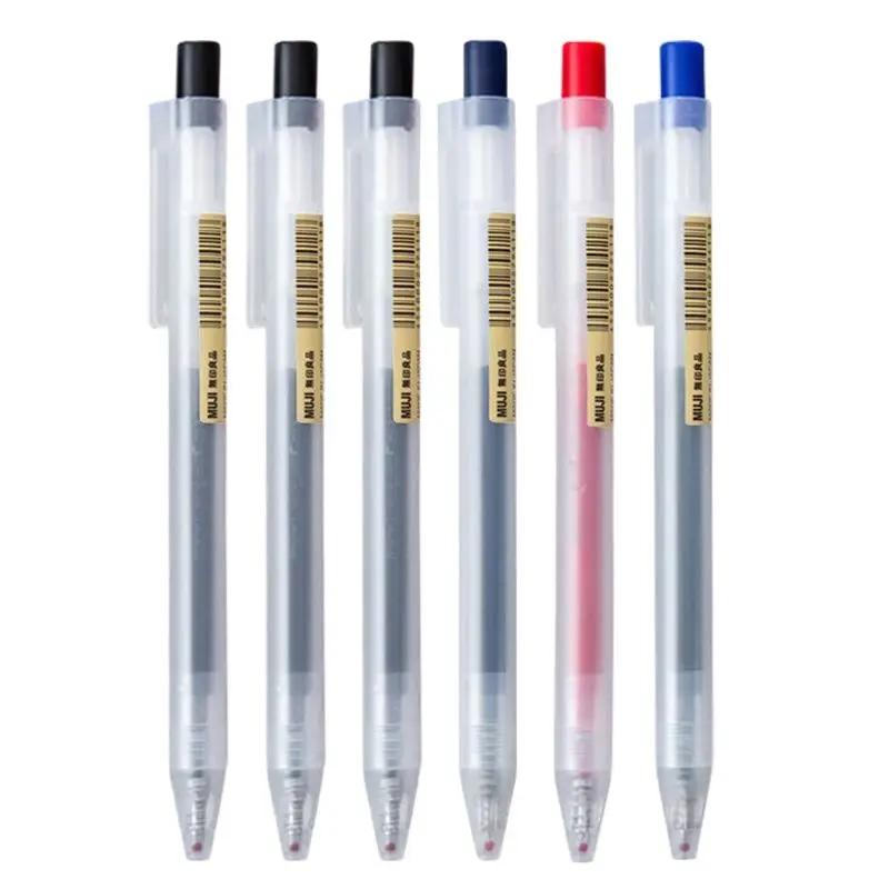 Muji Stationery Gel Pen - 1/3 adet/takım Kawaii MUJIs Jel Kalem