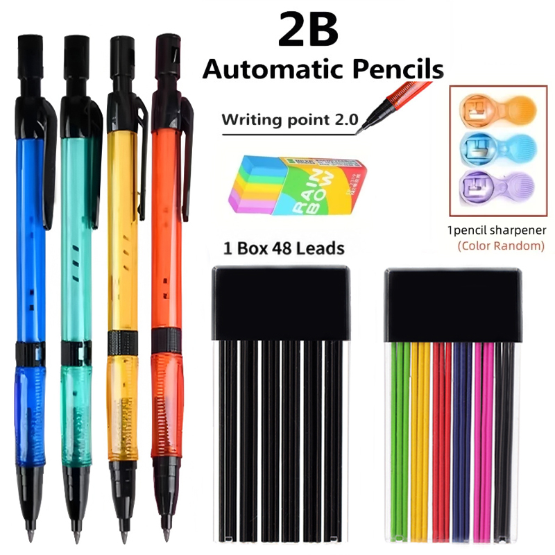 Staedtler Pencil Lumocolor - 2.0mm Mekanik Kalem Seti 2B Siyah/Renkli