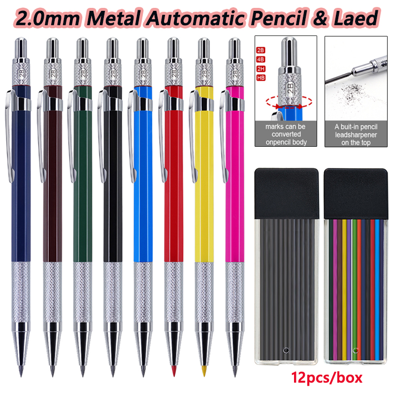 Staedtler Pencil Lumocolor - Yeni Çok Renkli Metal Mekanik Kurşun