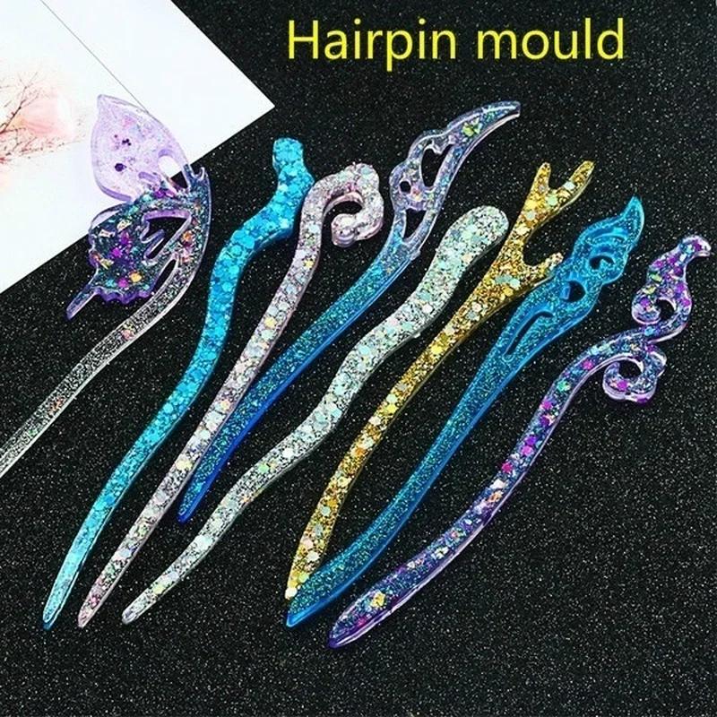 Resin Craft Supplies - Yeni Şeffaf Saç Tokası Silikon Özel