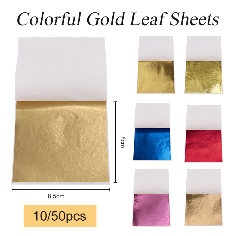 Gold Foil Flakes - 8x8.5 cm Tayvan İmitasyon Altın Yaprak