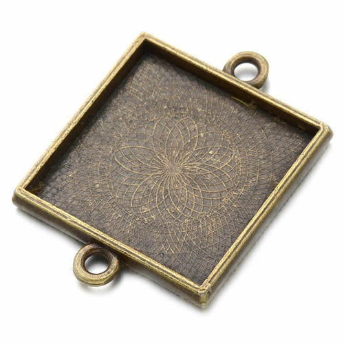 Onebeading Fit 25x25mm Kare Ca - Bezels Set Pendant incelemesi ve fiyatı