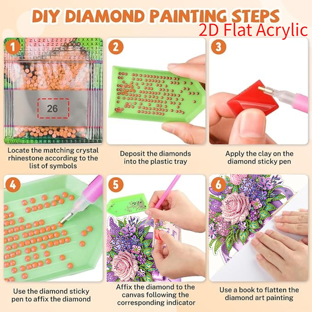 2D Düz Akrilik, 5D DIY Elmas B - Resin Craft For Beginners incelemesi ve fiyatı