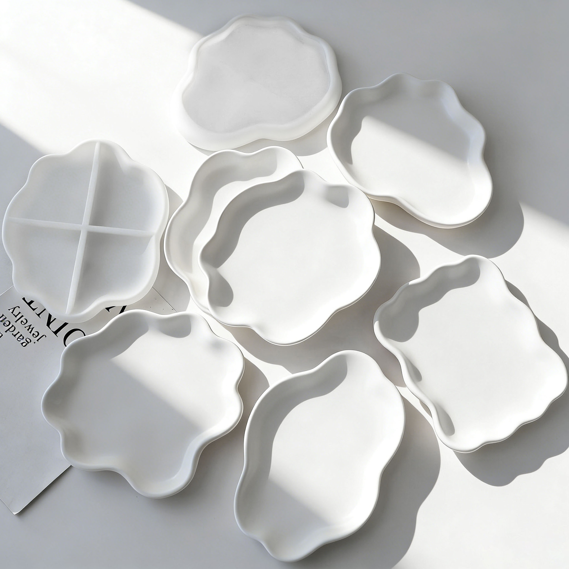 DIY Geometrik Dalga Alçı Barda - Serving Tray Mold incelemesi ve fiyatı