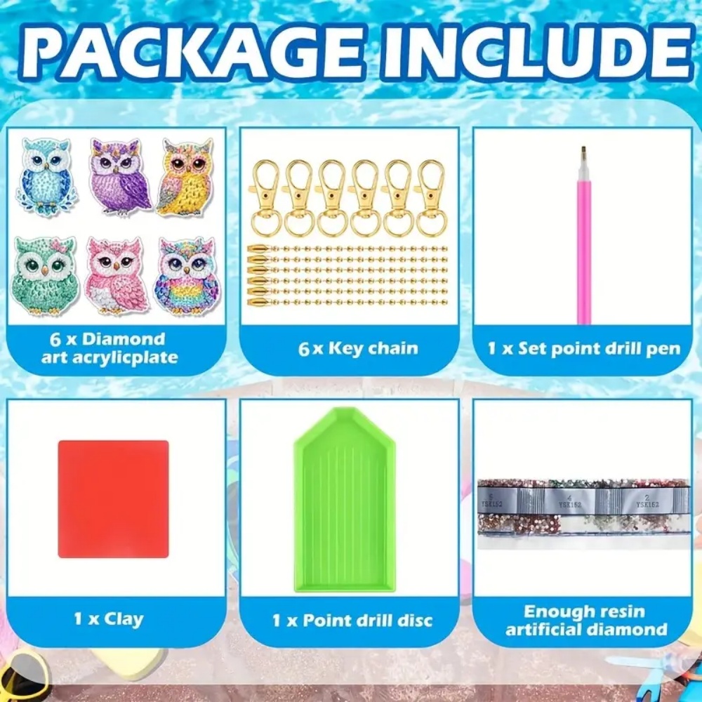 6 parçalı/set DIY Elmas Anahta - Resin Craft Ideas incelemesi ve fiyatı