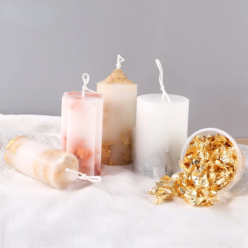 Yaratıcı el yapımı mum yapımı  - Gold Foil Flakes incelemesi ve fiyatı