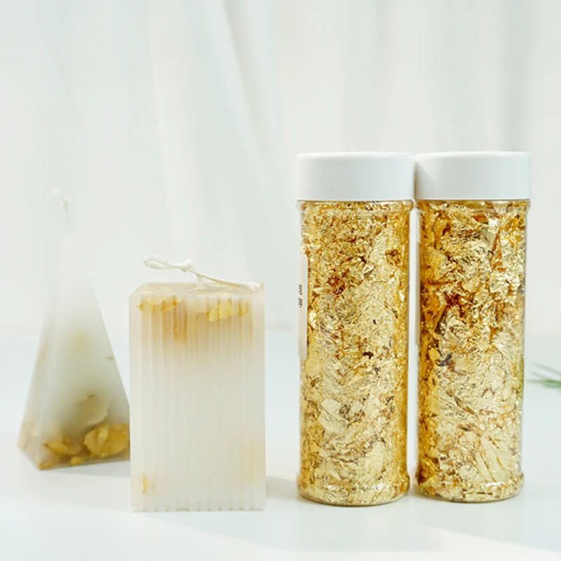 Yaratıcı el yapımı mum yapımı  - Gold Foil Flakes incelemesi ve fiyatı