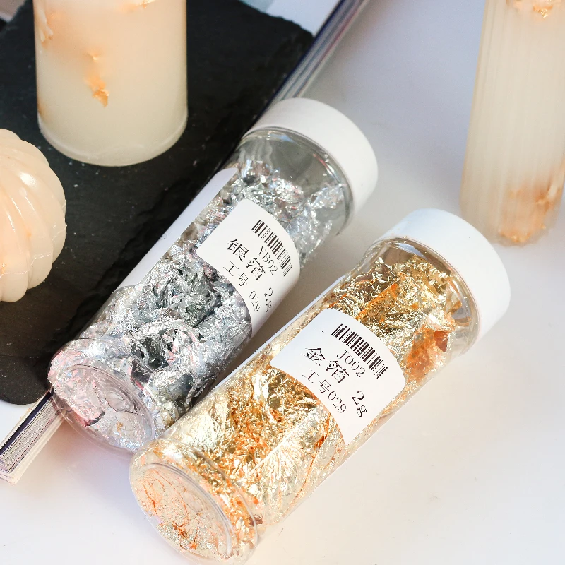 Yaratıcı el yapımı mum yapımı  - Gold Foil Flakes incelemesi ve fiyatı