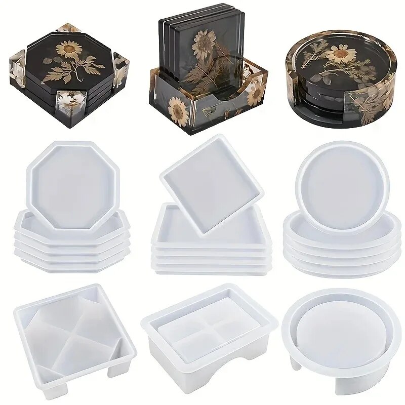 Coaster Reçine Kalıp Seti 1 ad - Serving Tray Mold incelemesi ve fiyatı